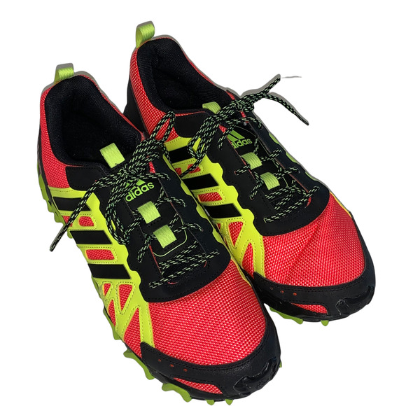 adidas Other - ADIDAS Incision Trail Running Solar Red Electricity Neon Yellow Black Men 10.5